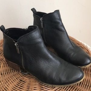 Lucky Brand black booties size 8